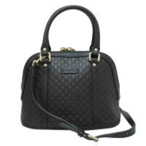 Gucci guccissima dome bag black leather